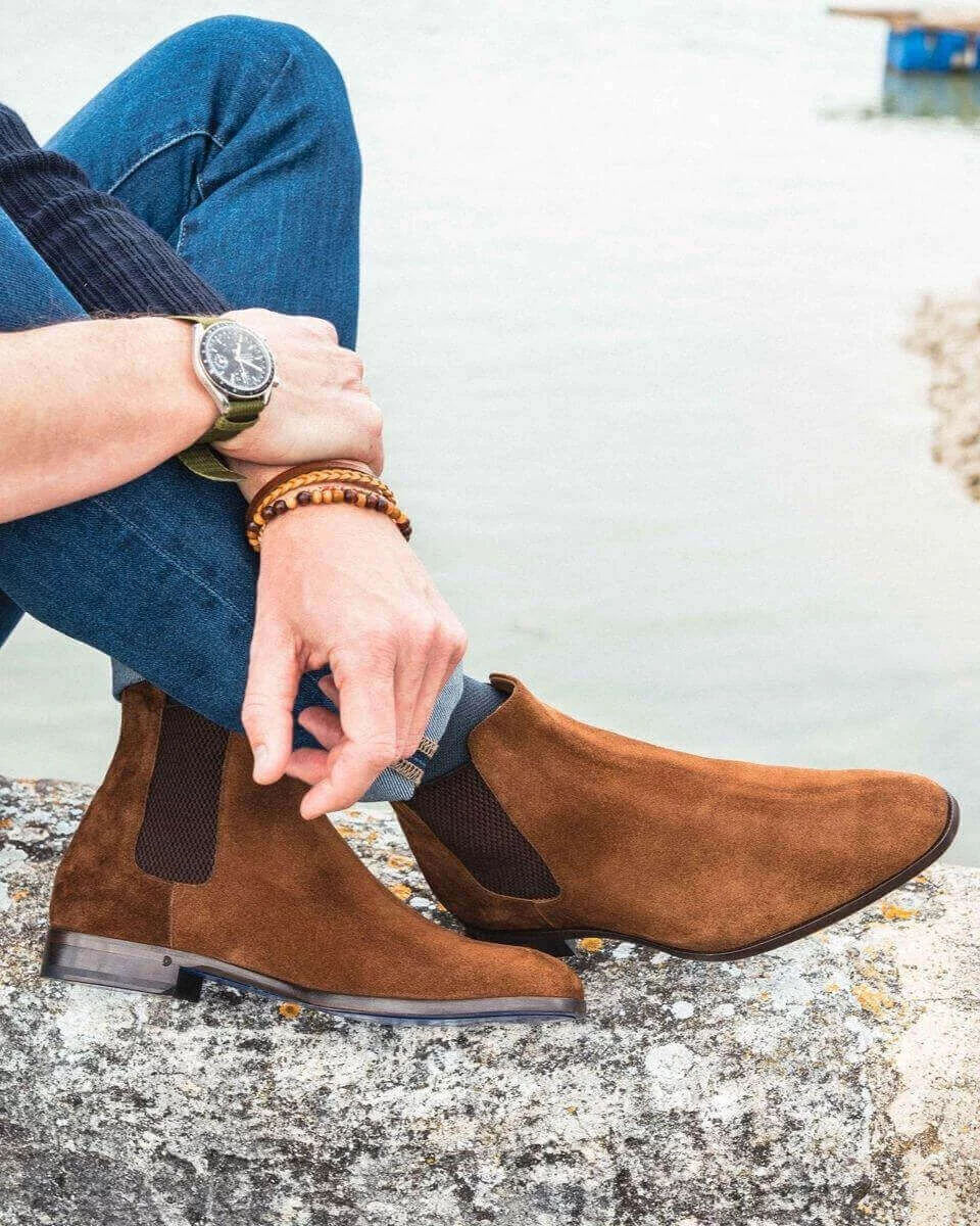 Bottines en cuir homme In Corio